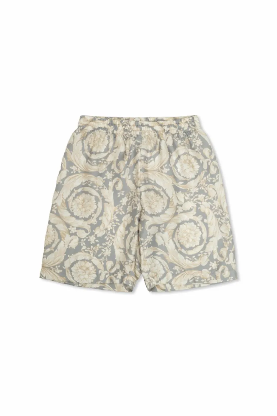 Versace Kids SZARY Jedwabne szorty