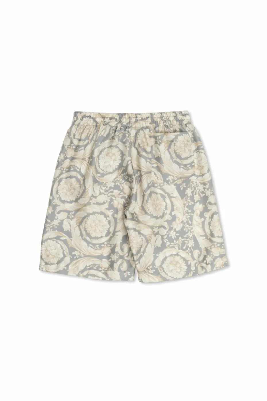 Versace Kids SZARY Jedwabne szorty