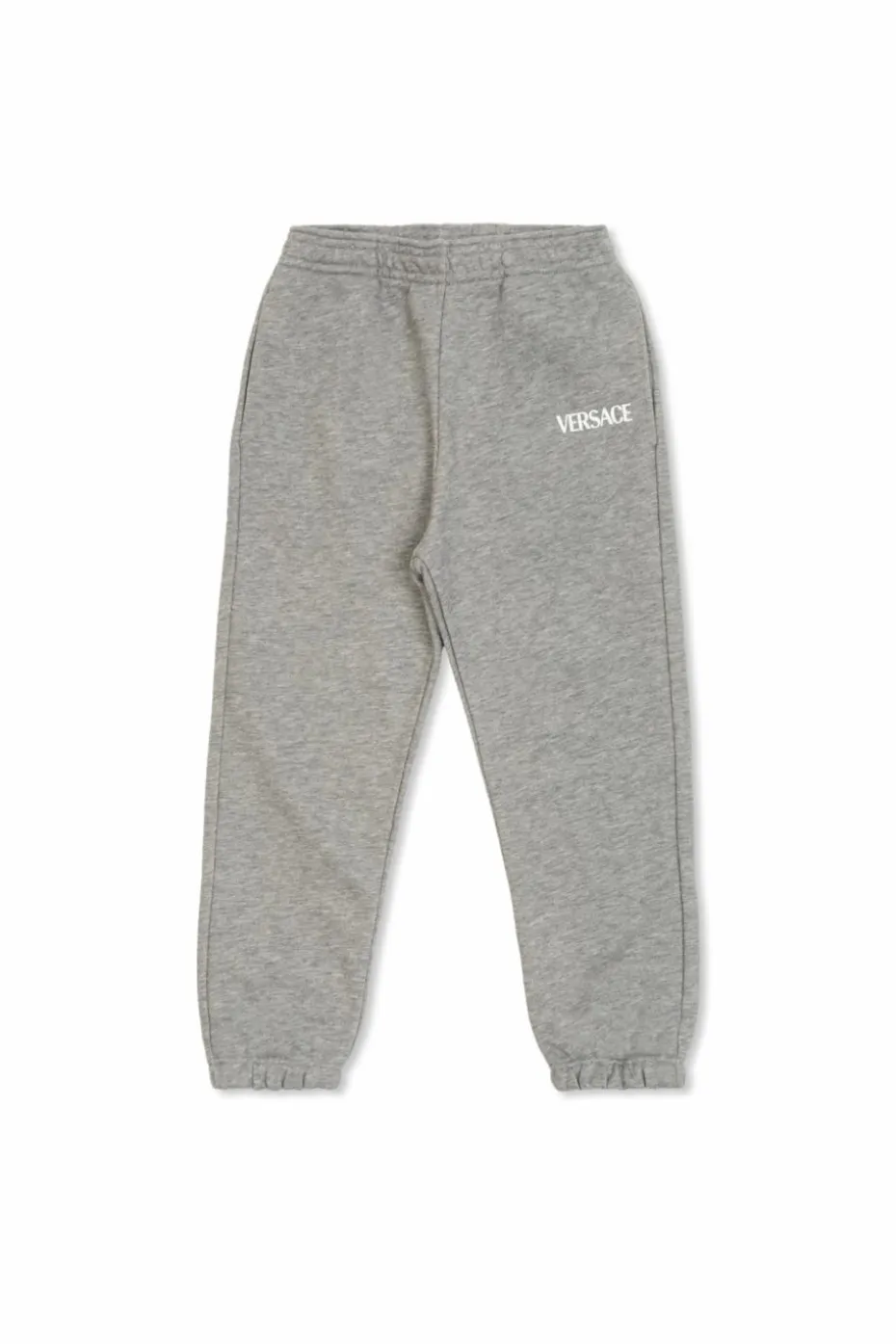 Versace Kids SZARY Spodnie dresowe z logo