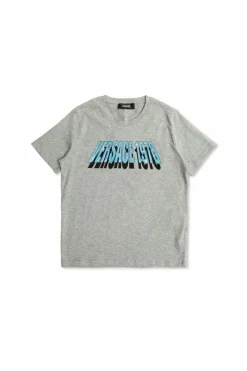 Versace Kids SZARY T-shirt z logo