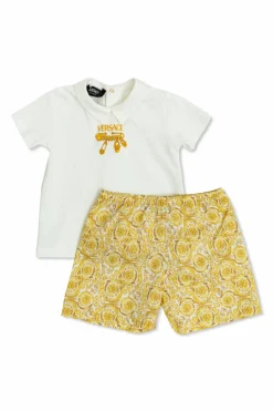 Versace Kids ŻÓŁTY Zestaw: top i spodnie