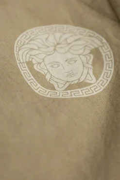 Versace Kids ZIELONY Spodnie z logo