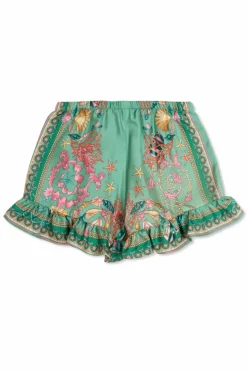 Versace Kids ZIELONY Szorty ze wzorem
