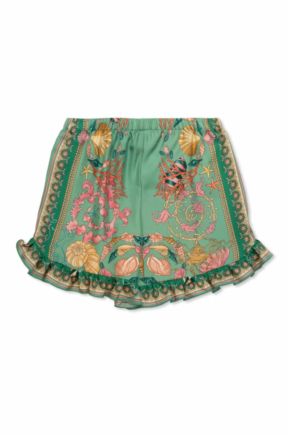 Versace Kids ZIELONY Szorty ze wzorem