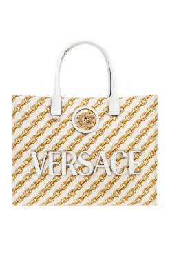 Versace kremowy Torba typu ‘shopper’