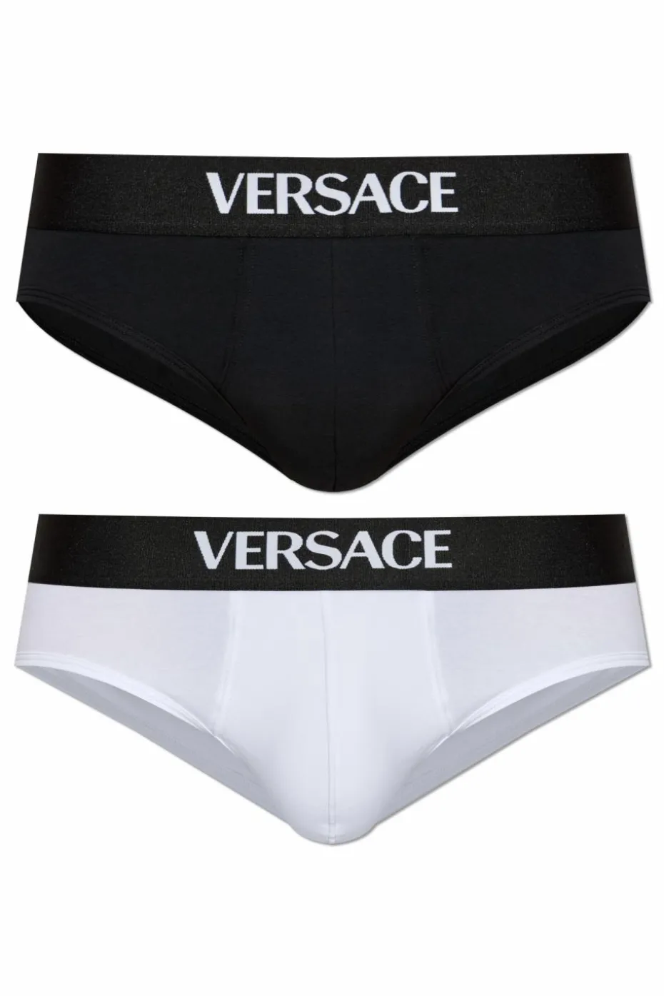 Versace MULTIKOLOR Dwupak bawełnianych slipów z logo