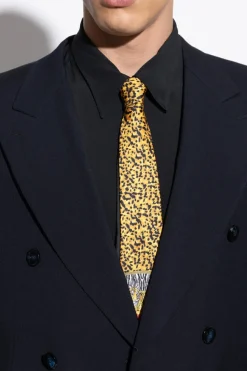 Versace MULTIKOLOR Jedwabny krawat