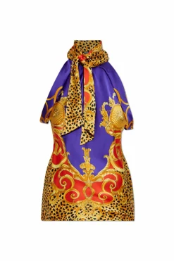 Versace MULTIKOLOR Jedwabny top