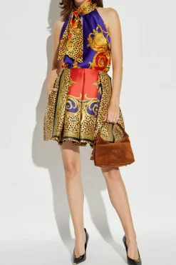 Versace MULTIKOLOR Jedwabny top