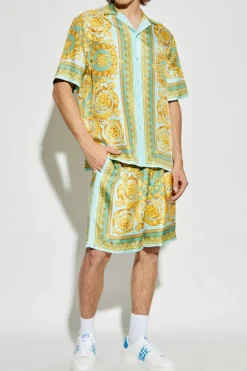 Versace MULTIKOLOR Jedwabne szorty