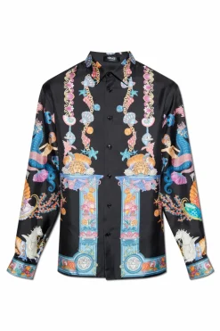 Versace MULTIKOLOR Jedwabna koszula