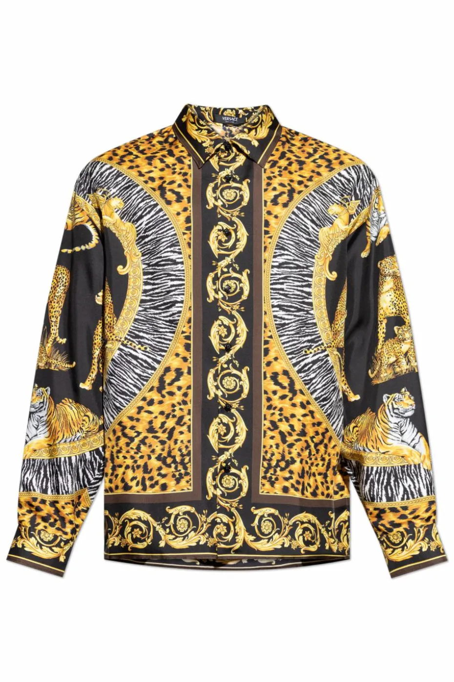 Versace MULTIKOLOR Jedwabna koszula