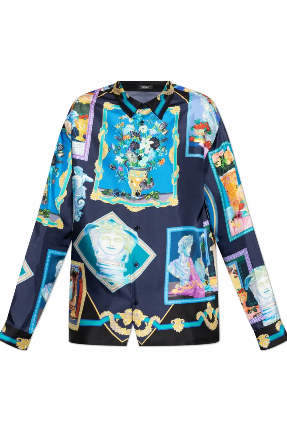 Versace MULTIKOLOR Jedwabna koszula