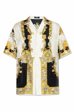 Versace MULTIKOLOR Koszula z nadrukiem `Coral Theatre`