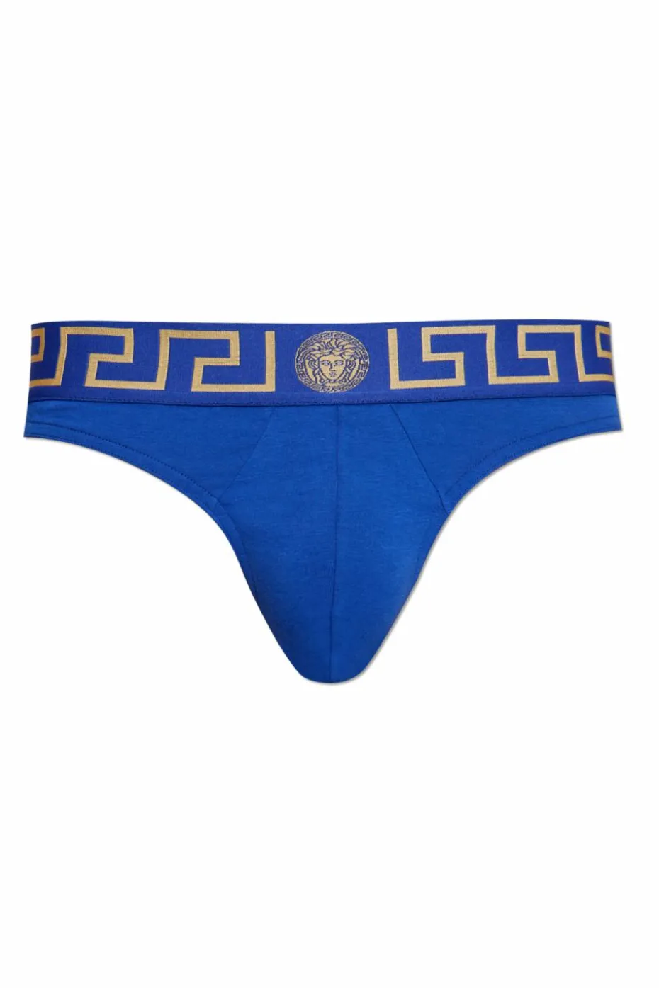 Versace NIEBIESKI Bawełniane stringi
