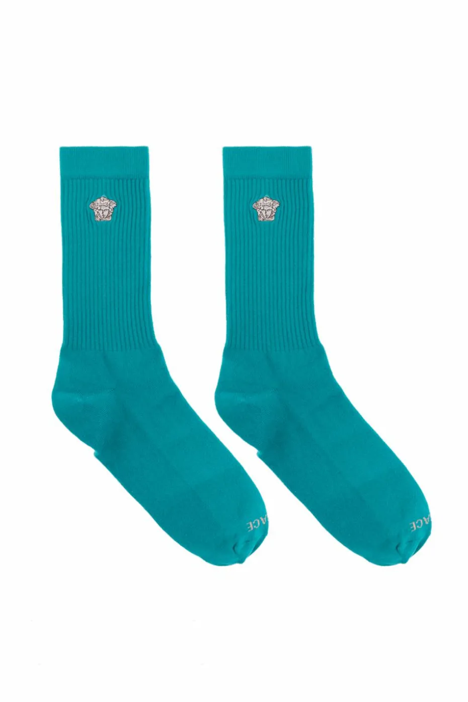 Versace NIEBIESKI Bawełniane skarpety