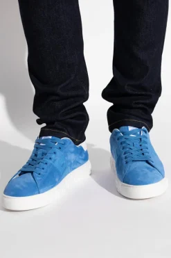 Versace NIEBIESKI Buty sportowe z logo