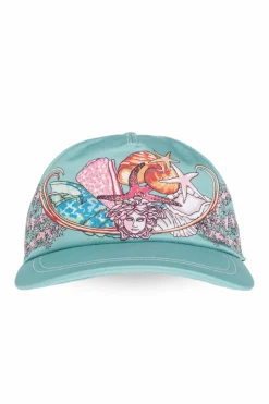 Versace NIEBIESKI Czapka z daszkiem