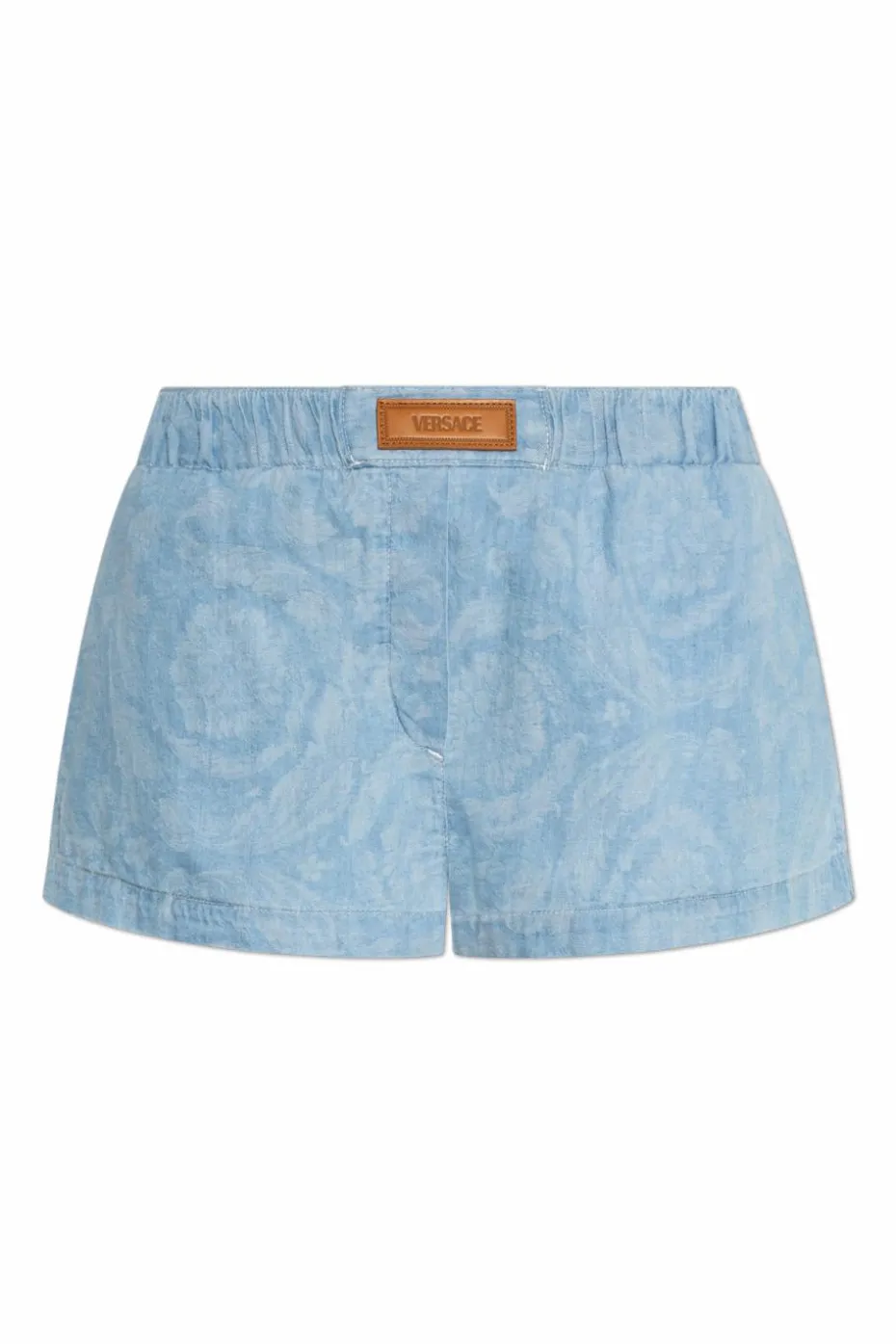 Versace NIEBIESKI Jeansowe szorty