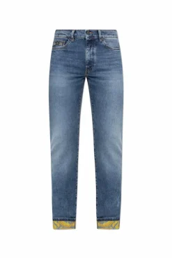 Versace NIEBIESKI Jeansy typu ‘slim’