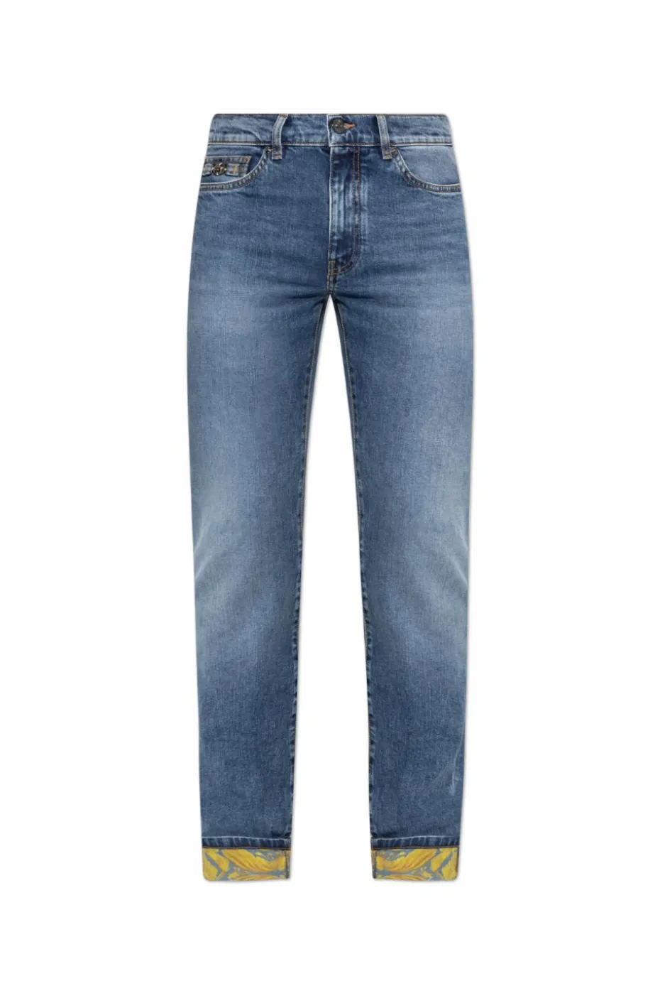 Versace NIEBIESKI Jeansy typu ‘slim’