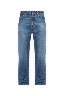 Versace NIEBIESKI Jeansy o prostym kroju