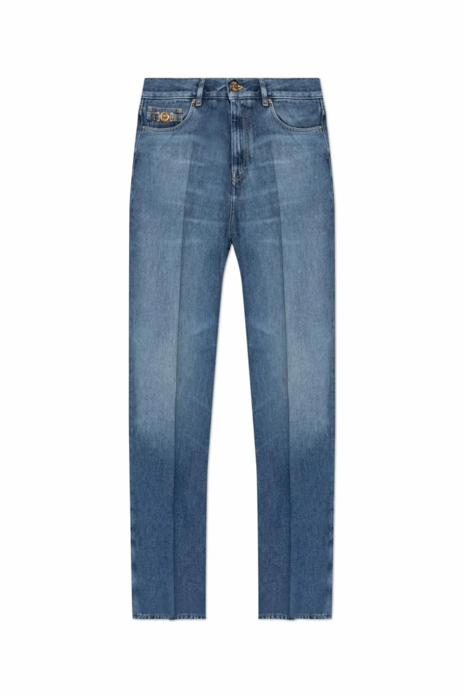 Versace NIEBIESKI Jeansy z prostymi nogawkami