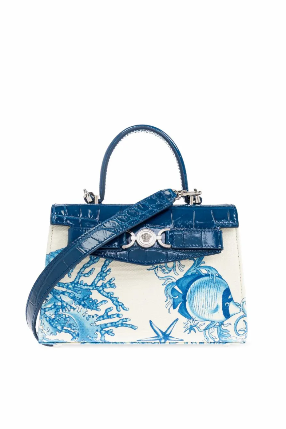 Versace NIEBIESKI Torba do ręki `Medusa `95 Small`