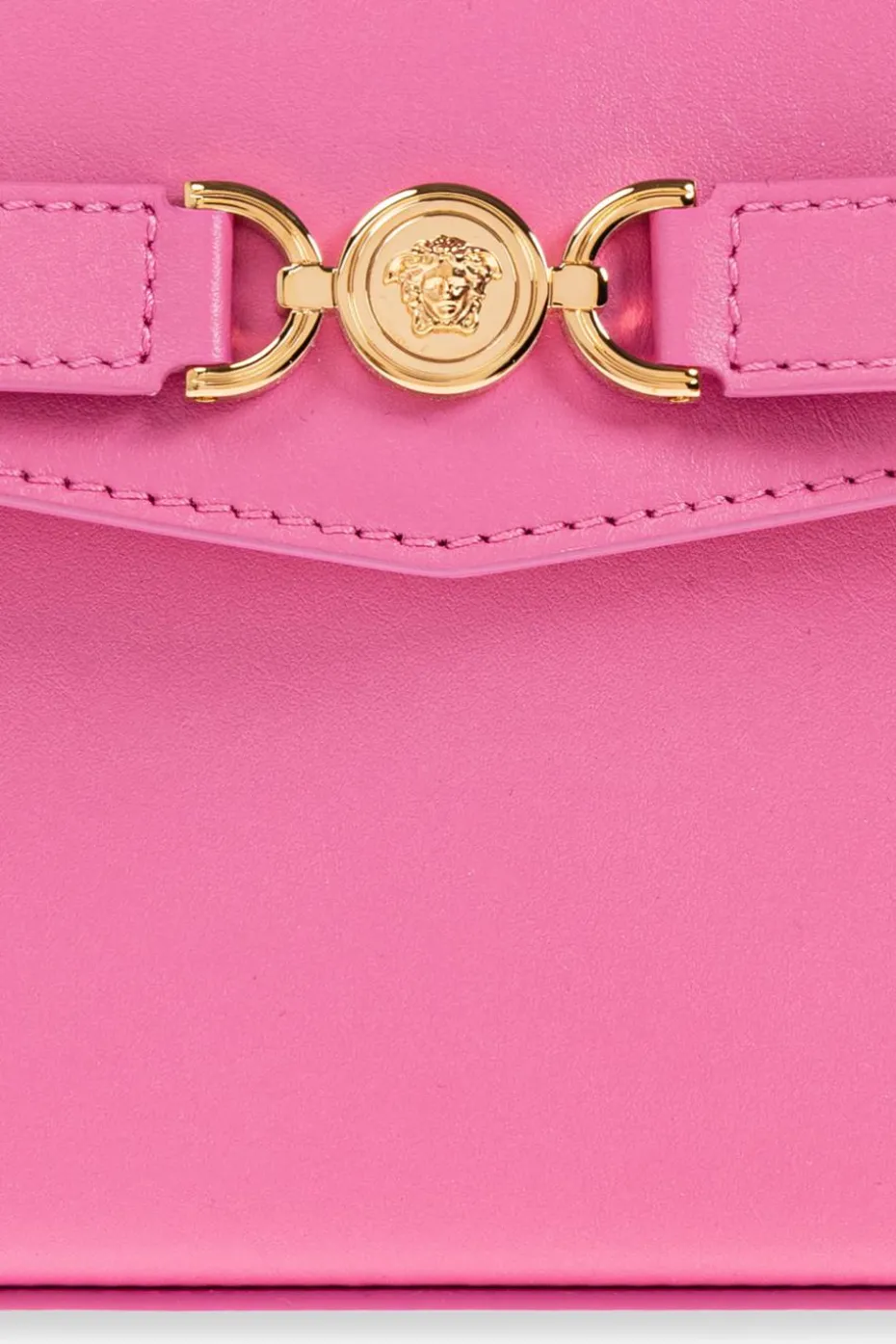 Versace RÓŻOWY Skórzana torba do ręki