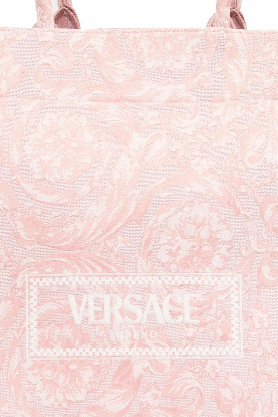 Versace RÓŻOWY Torba ‘Athena’ typu ‘shopper’