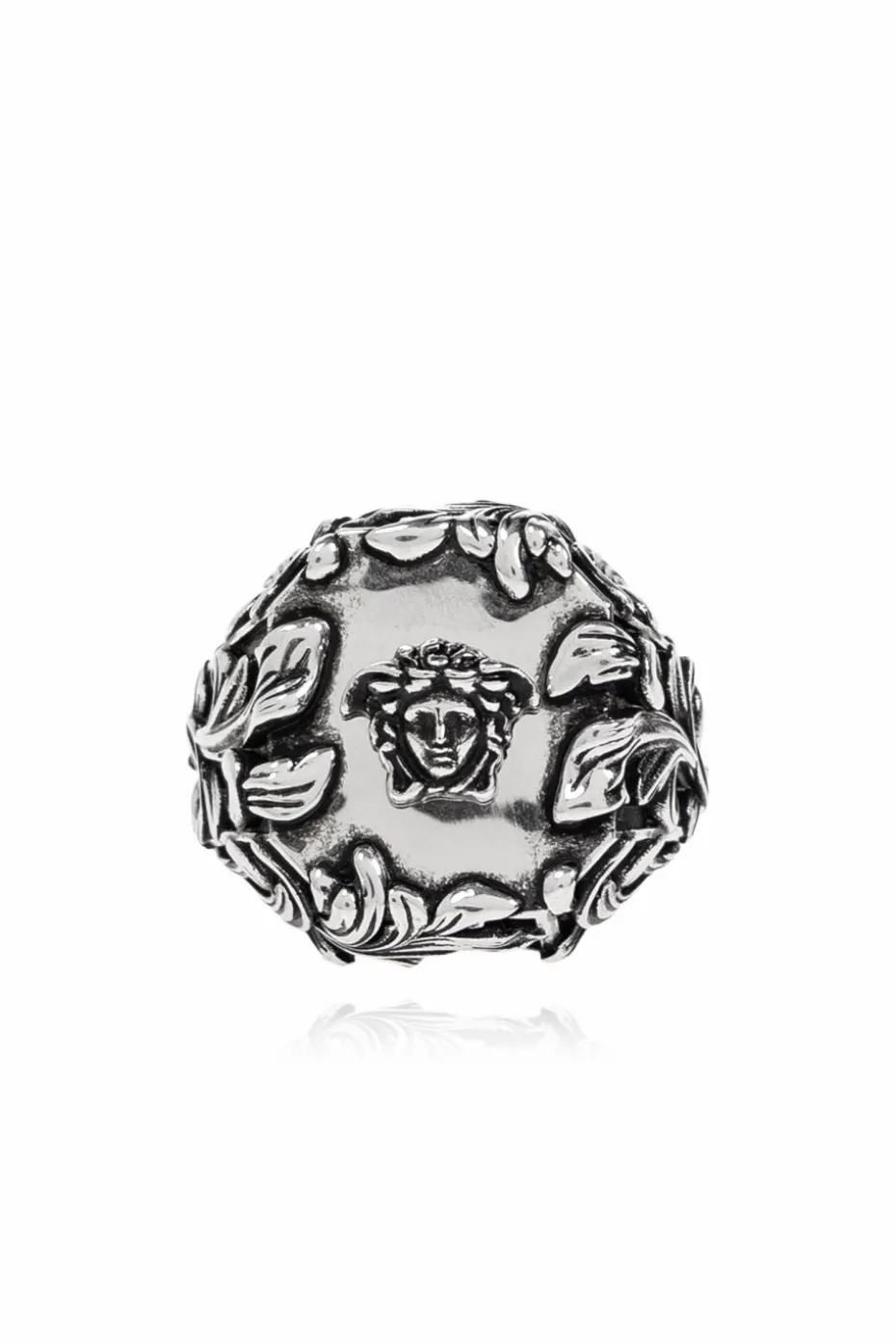 Versace SREBRNY Pierścień z motywem głowy Meduzy