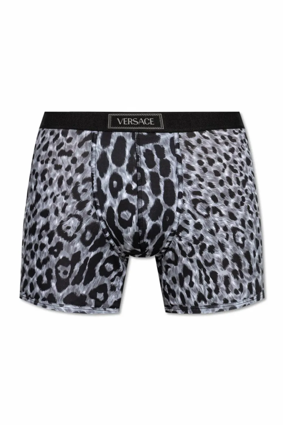 Versace SZARY Bokserki z motywem zwierzęcym