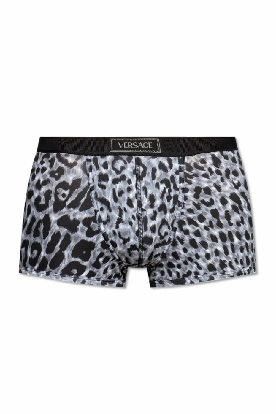 Versace SZARY Bokserki z motywem zwierzęcym