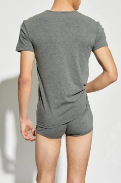 Versace SZARY T-shirt z kolekcji ‘Underwear’