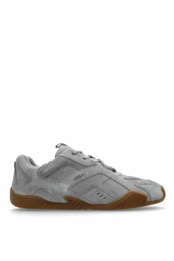 Versace SZARY Zamszowe buty sportowe