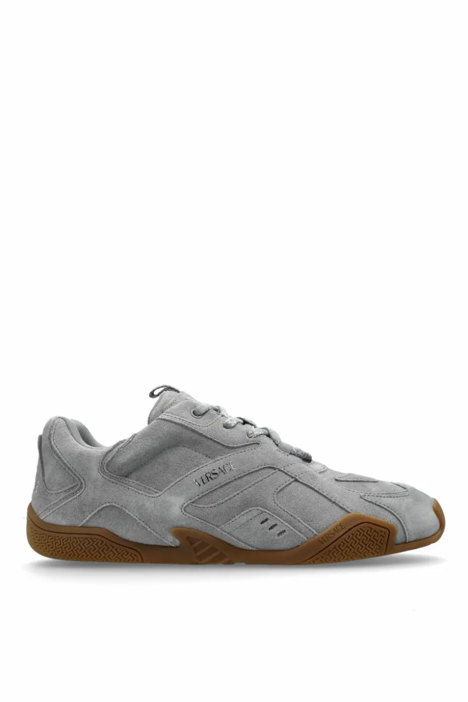 Versace SZARY Zamszowe buty sportowe