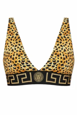 Versace ŻÓŁTY Góra od kostiumu kąpielowego