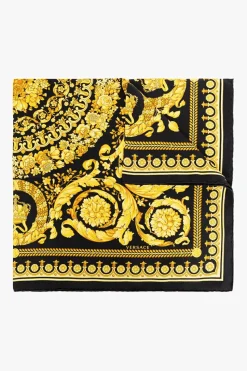 Versace ŻÓŁTY Jedwabny szal
