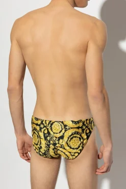Versace ŻÓŁTY Slipy kąpielowe