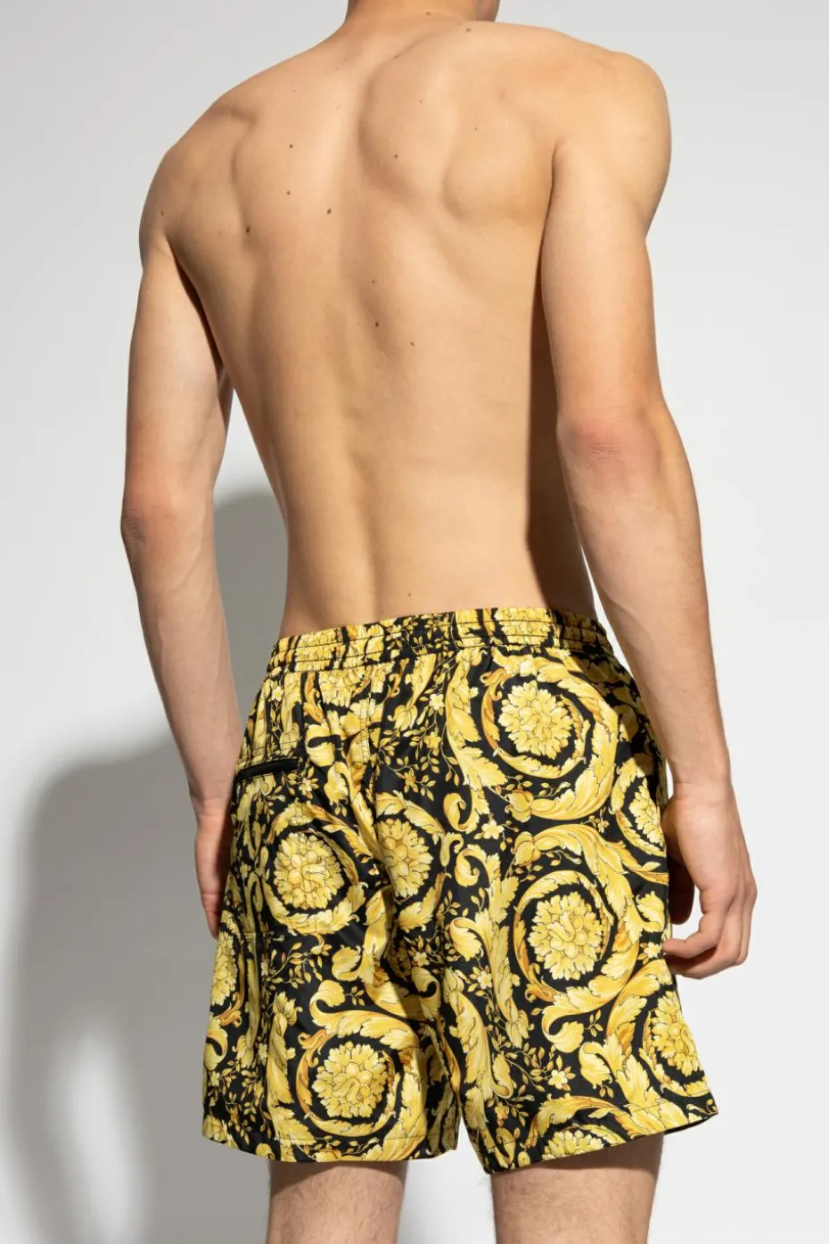Versace ŻÓŁTY Szorty kąpielowe
