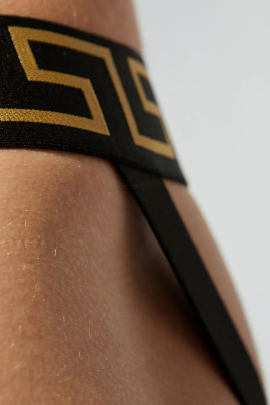 Versace ŻÓŁTY Wzorzyste jockstrapy