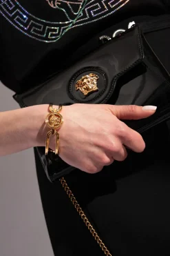 Versace ZŁOTY Bransoleta z aplikacją