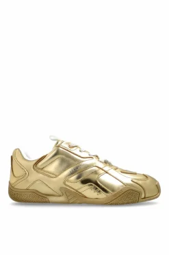 Versace ZŁOTY Buty sportowe z logo