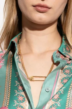 Versace ZŁOTY Naszyjnik z zawieszką