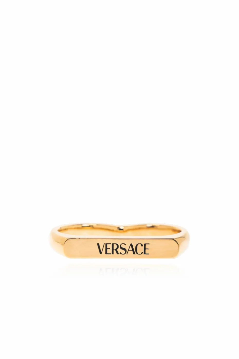 Versace ZŁOTY Pierścień na dwa palce