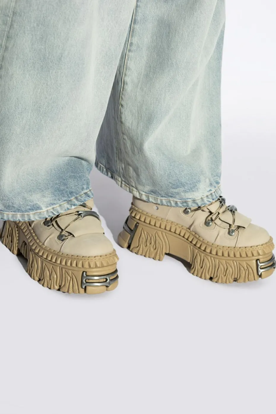VETEMENTS beżowy Vetements x New Rock