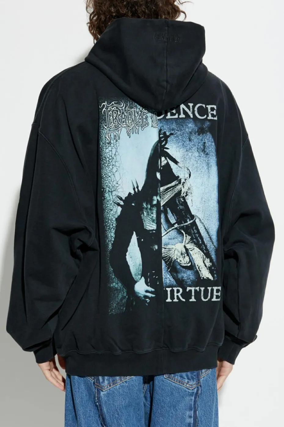 VETEMENTS CZARNY Bluza z nadrukiem