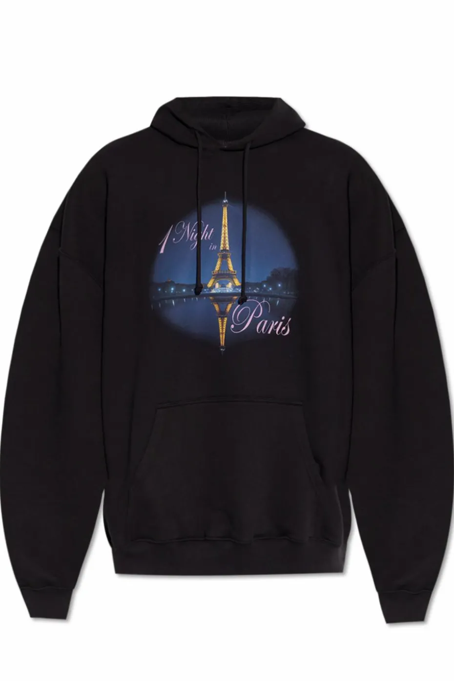 VETEMENTS CZARNY Bluza z nadrukiem