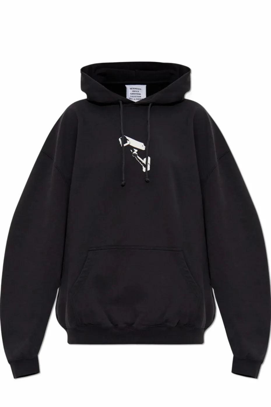 VETEMENTS CZARNY Bluza z nadrukiem