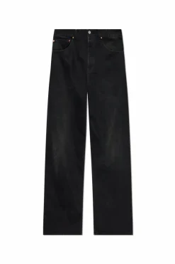 VETEMENTS CZARNY Jeansy z logo
